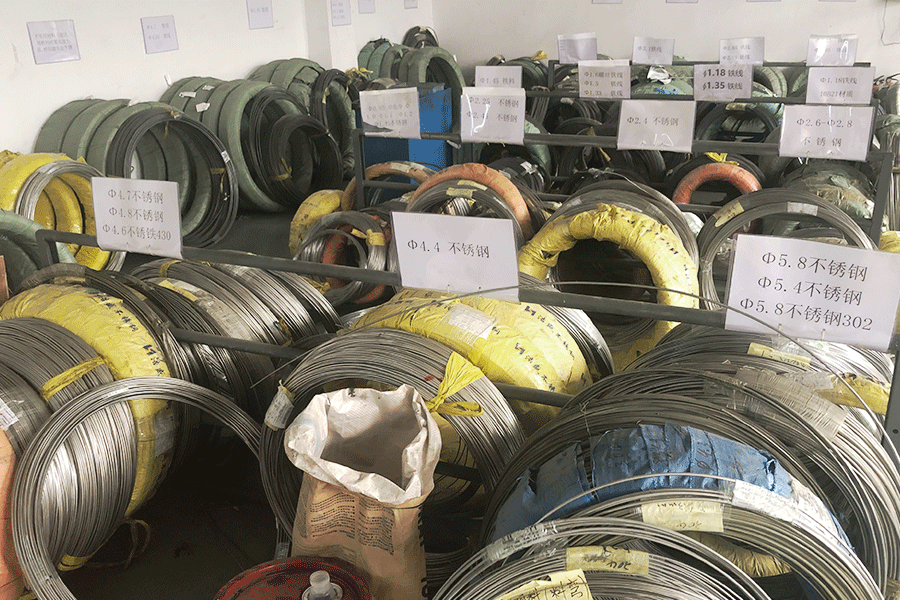材料區展示